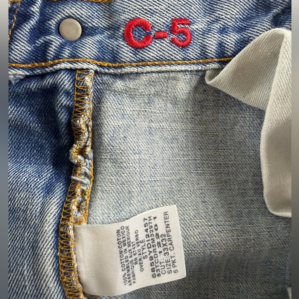 POLO JEANS COMPANY Vintage Y2K 5 Pkt Carpenter Pants 33x32 - Picture 5 of 9